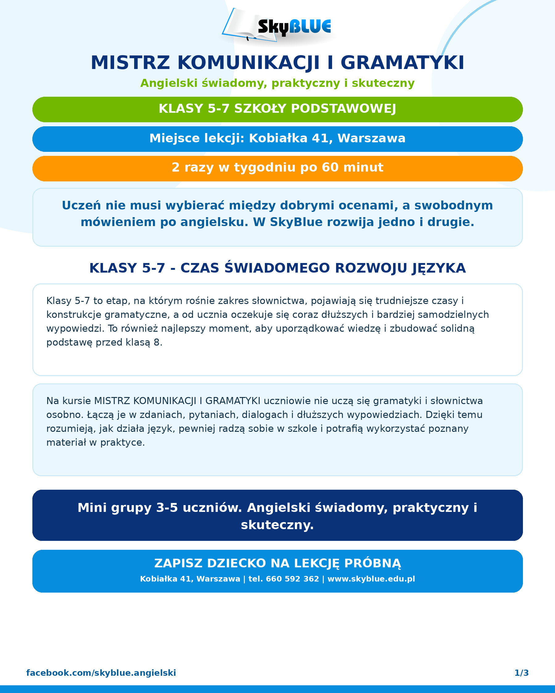 3. Mistrz komunikacji i gramatyki klasy 5 7 część 1 z 3