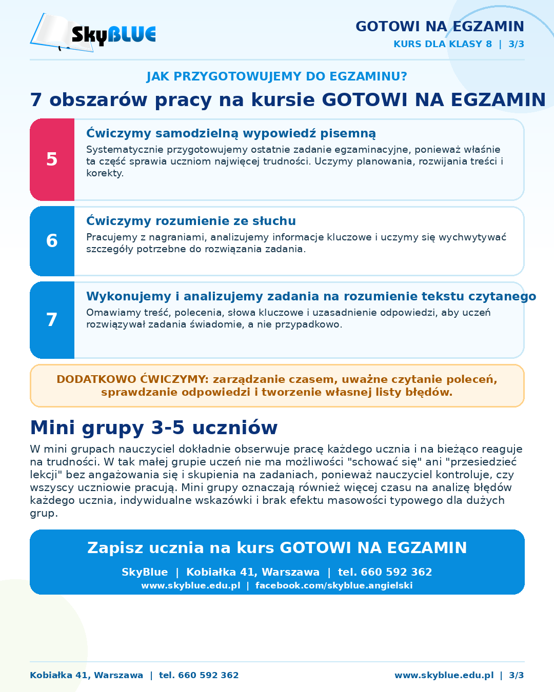 4. Gotowi na egzamin egzamin 8 klasisty częśc 3 z 3