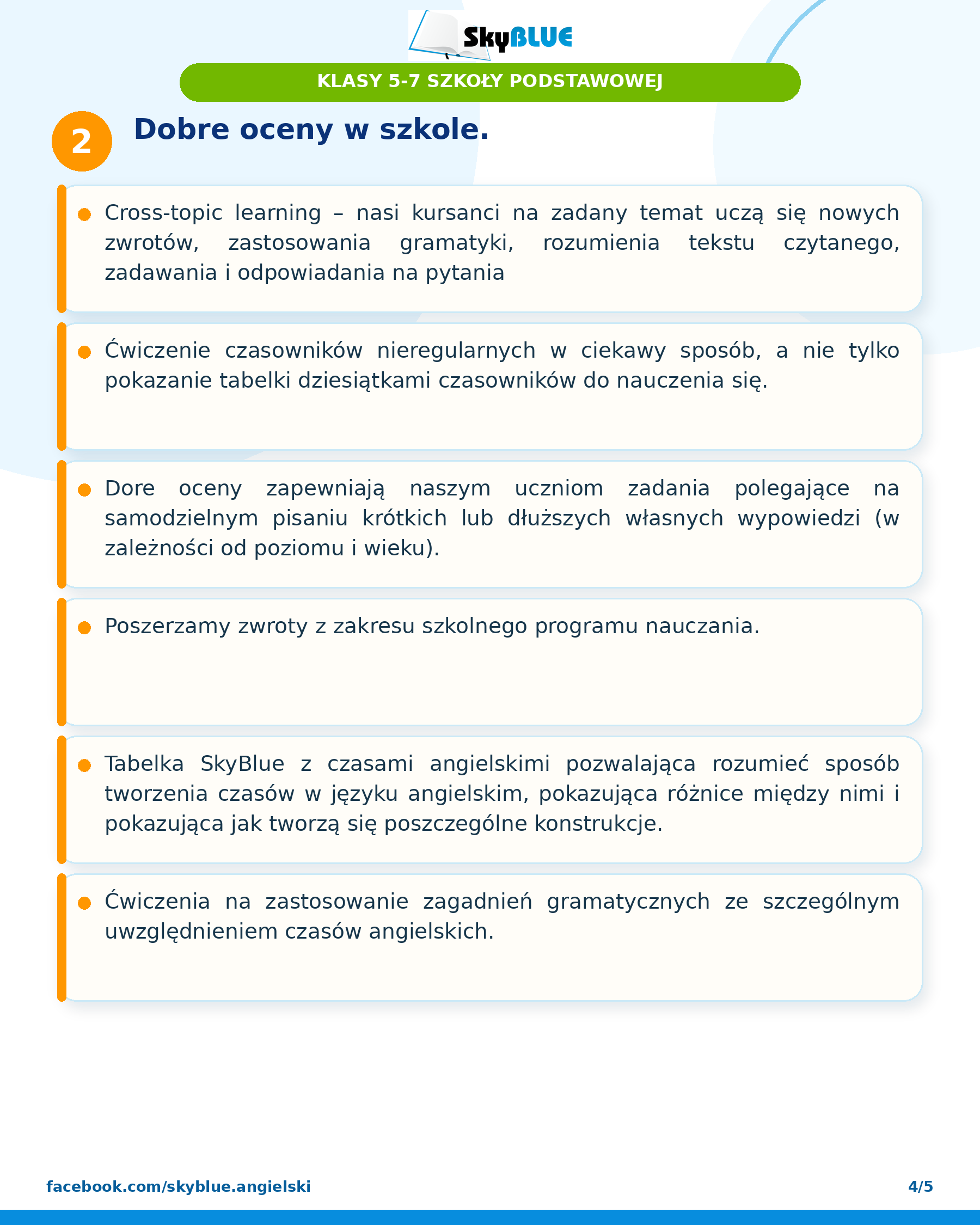 Rodzice stawiają cele.My je realizujemy część 4 z 5 KLASY 5 7