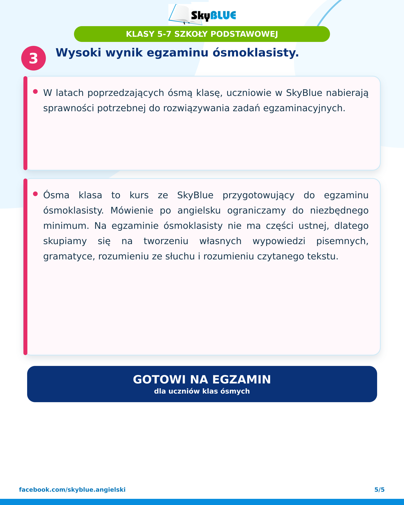 Rodzice stawiają cele.My je realizujemy część 5 z 5 KLASY 5 7